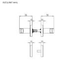 B-306 - ORBITA Bathroom Lock - Image 3